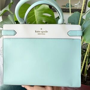 Extra Large Kate Spade Staci Color Block Satchel